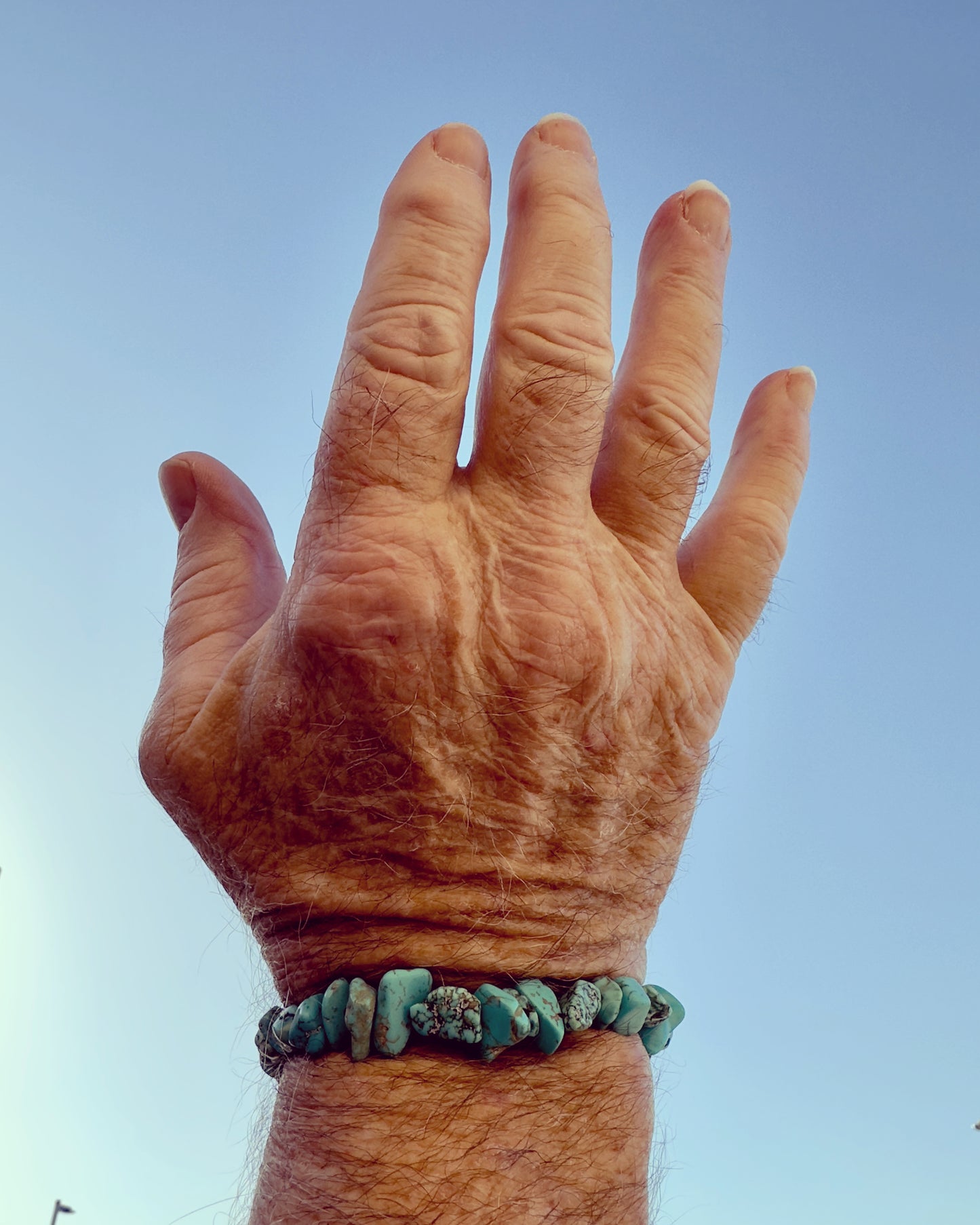 Chipped Turquoise Men's Bracelet