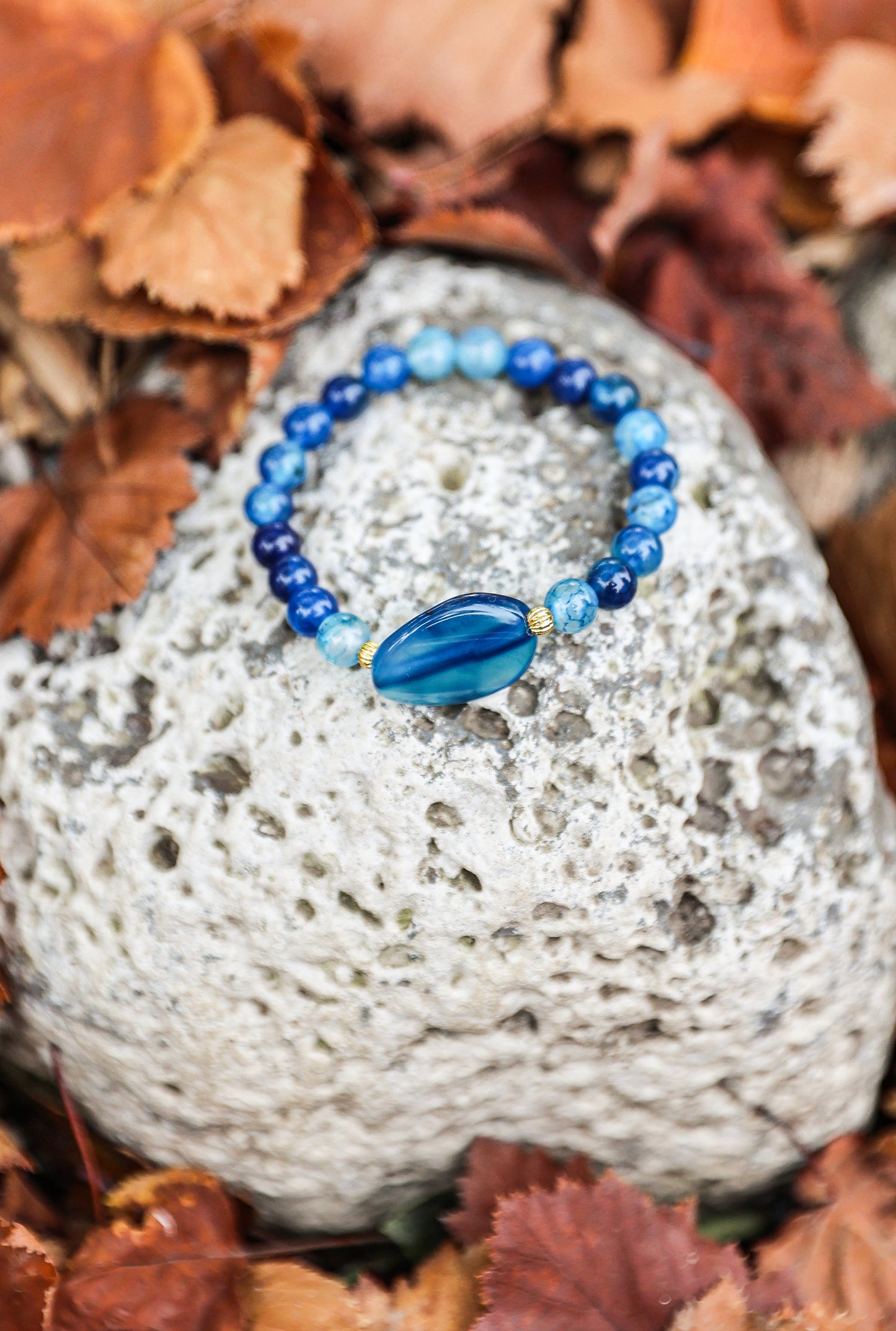 Blue Agate Bracelet