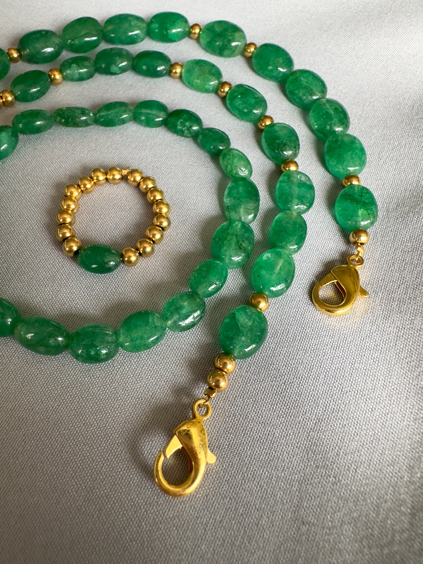 OUT OF STOCK Emerald Bracelets and Ring