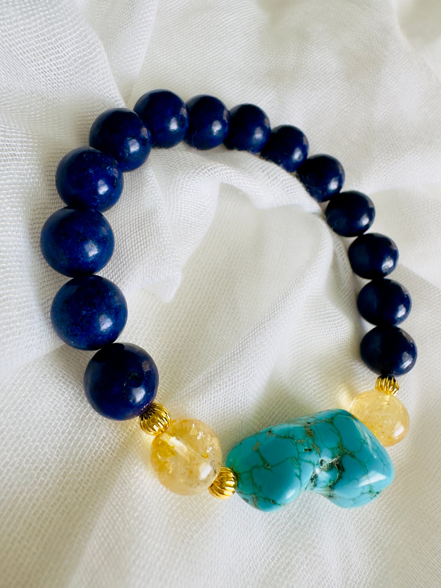 Lapis Lazuli - Citrine - Raw Turquoise