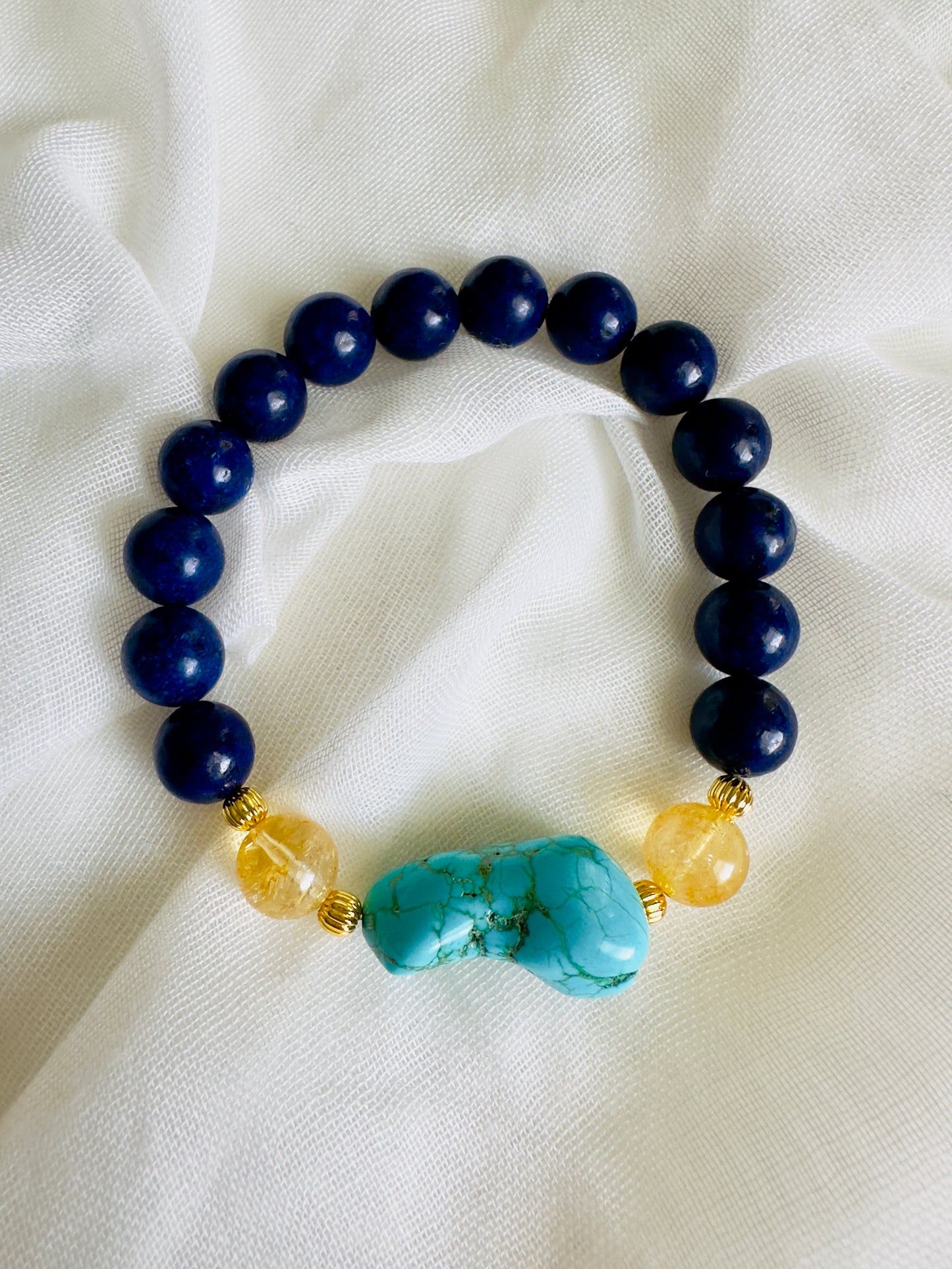 Lapis Lazuli - Citrine - Raw Turquoise