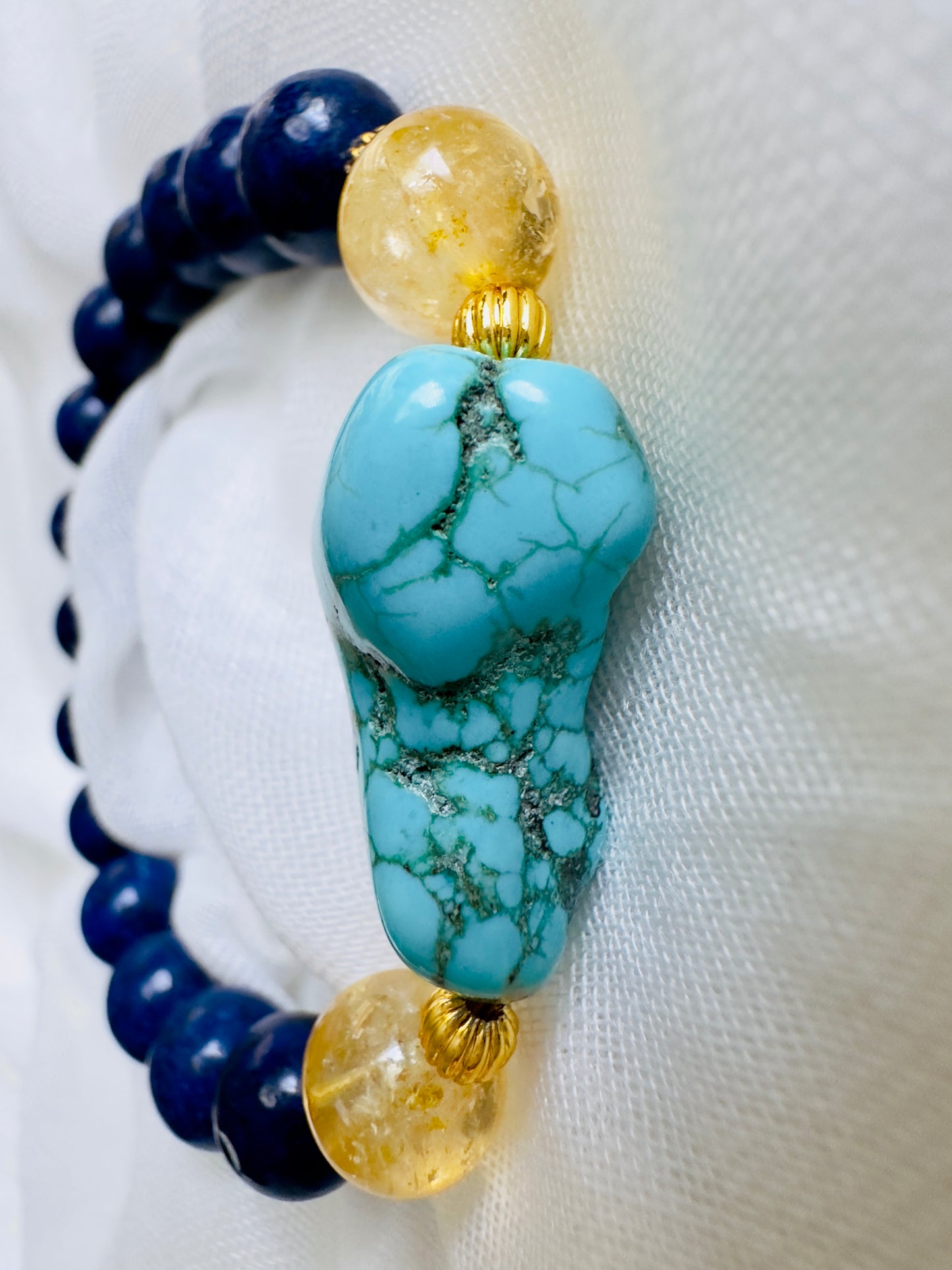 Lapis Lazuli - Citrine - Raw Turquoise