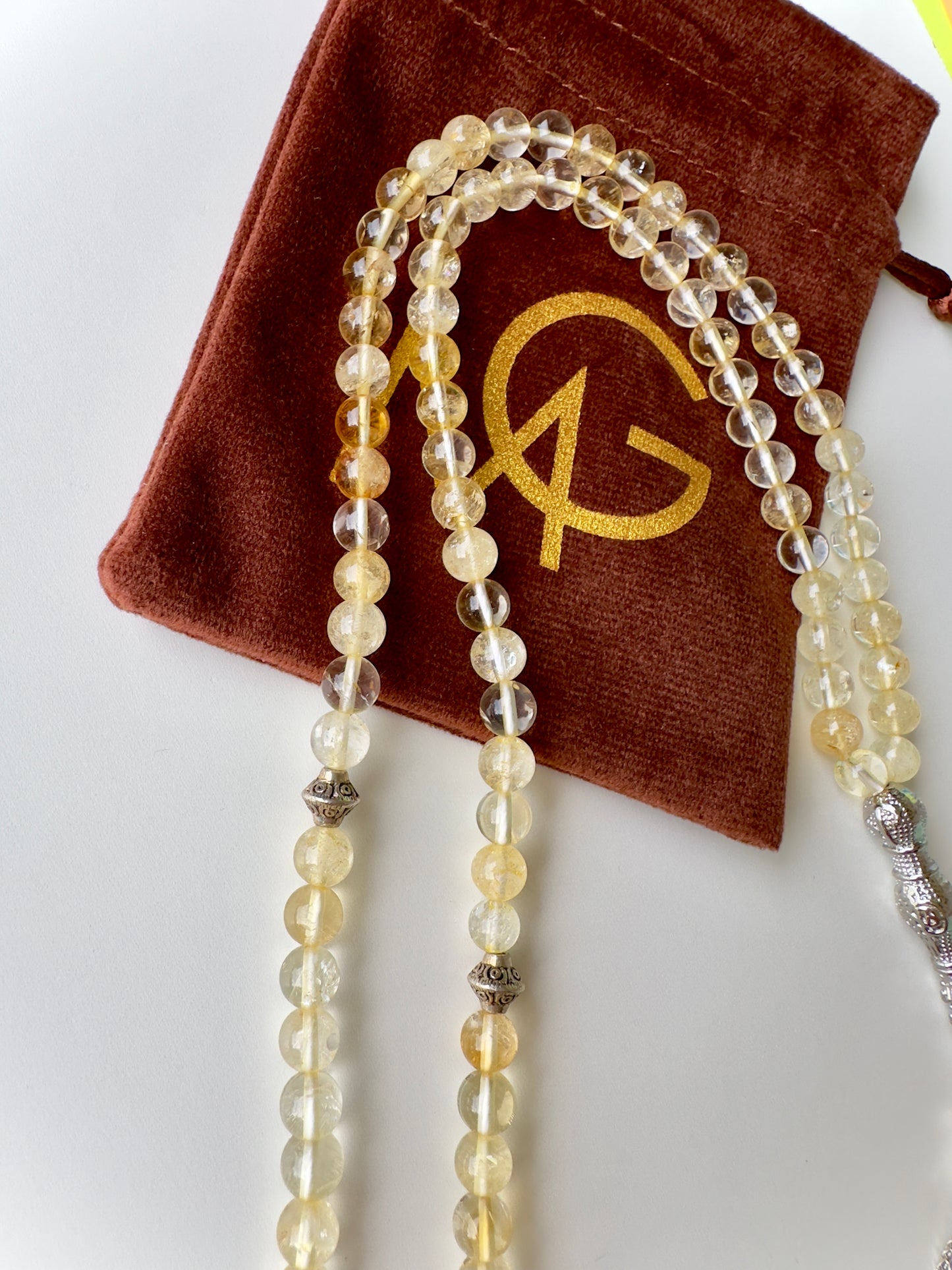 99-Bead Citrine Misbaha