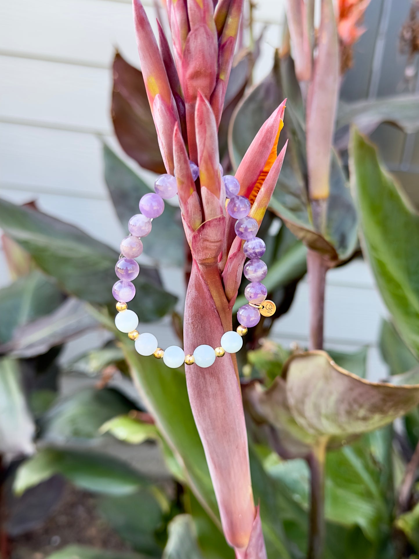 Amethyst-Aquamarine Bracelet