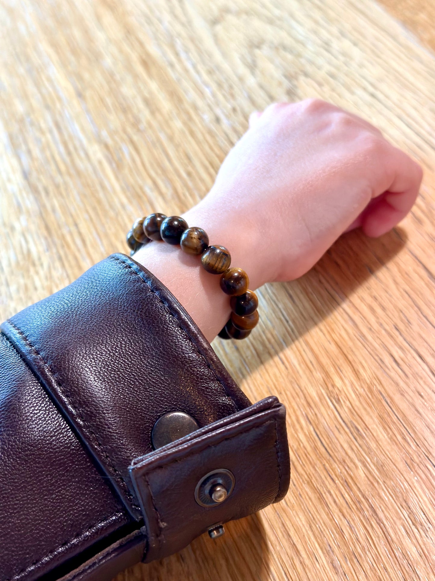 Tiger Eye Boys Kids Bracelet