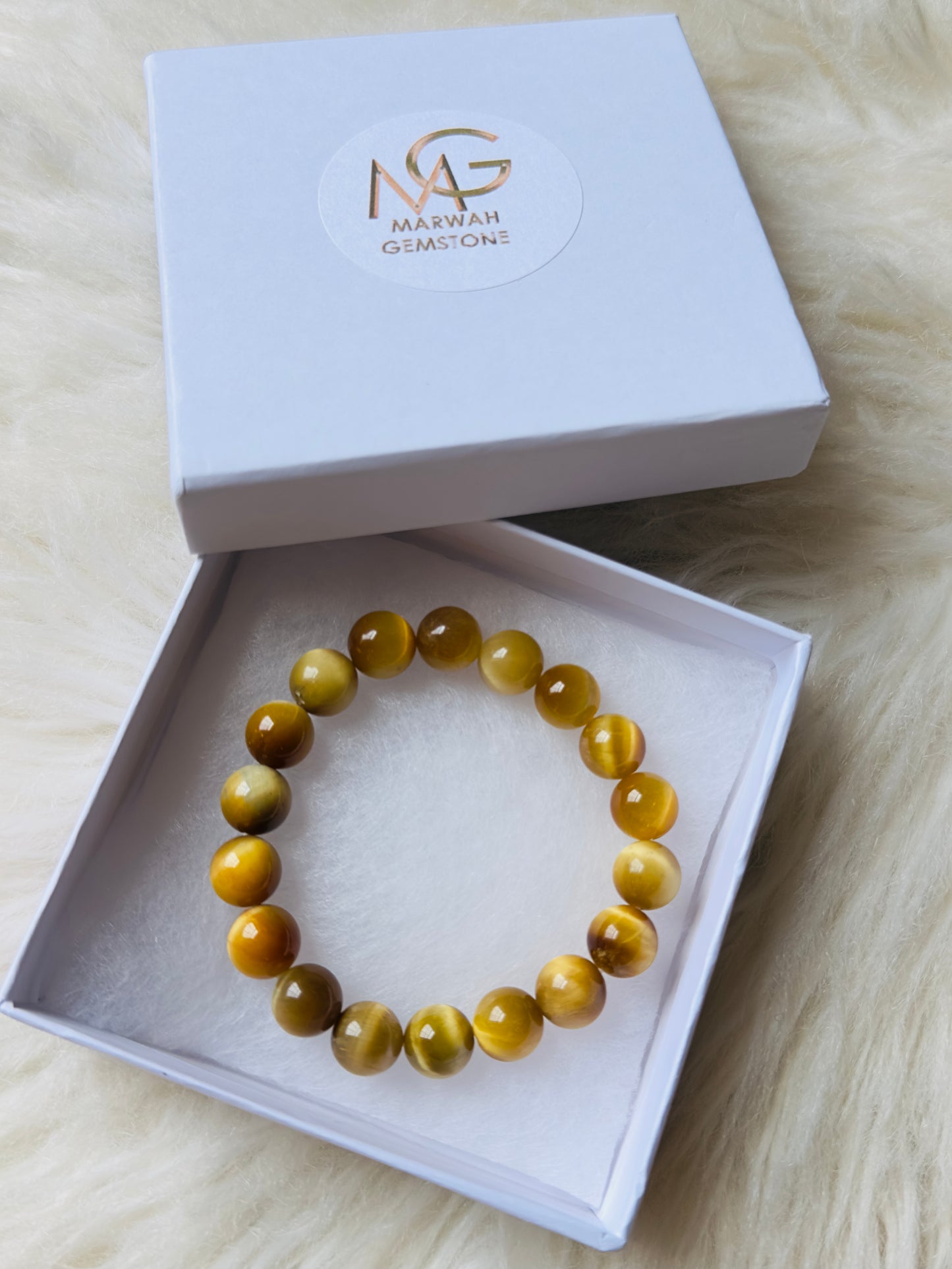 Yellow Tiger Eye Bracelet