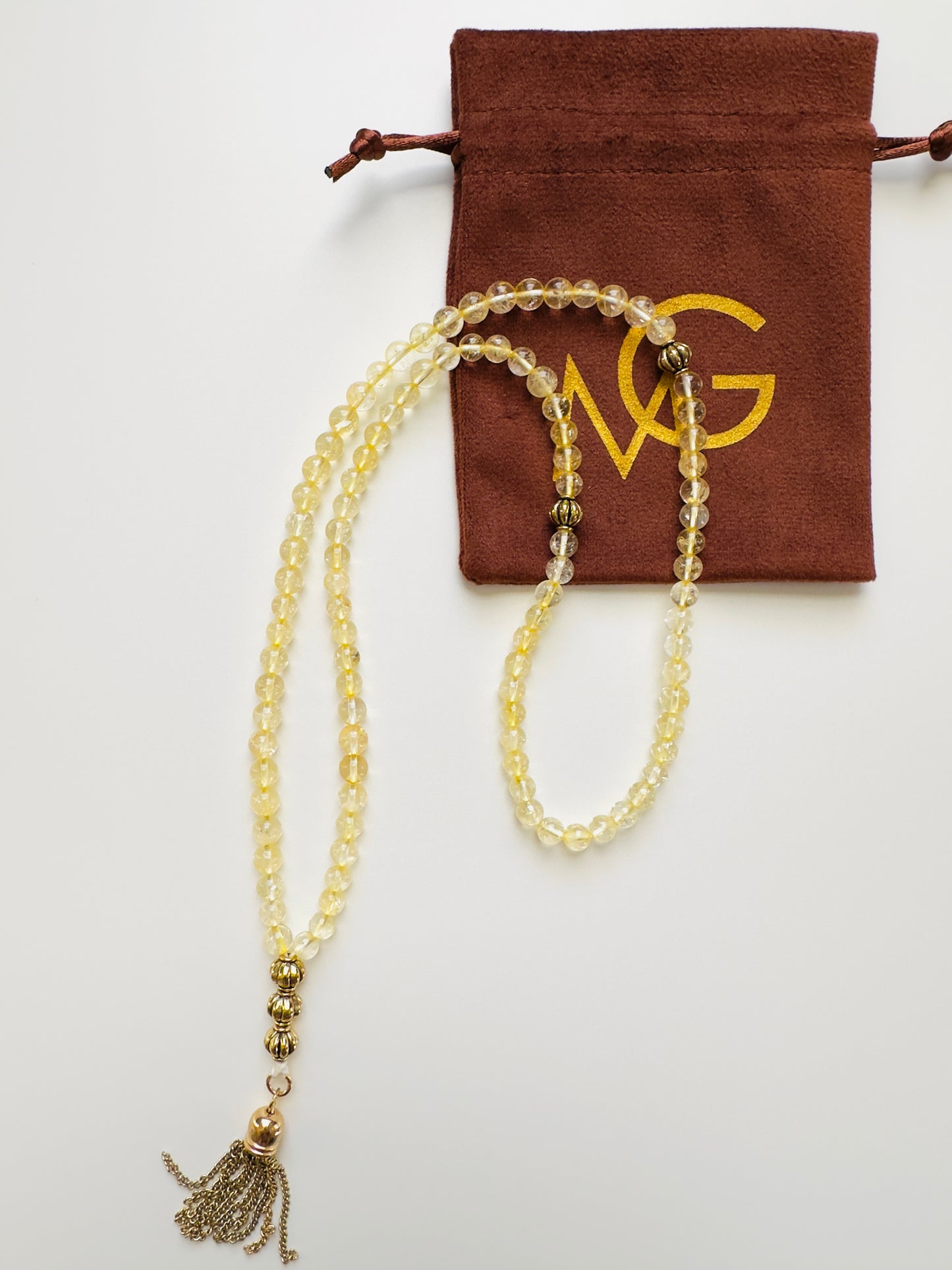 99-Bead Citrine Misbaha