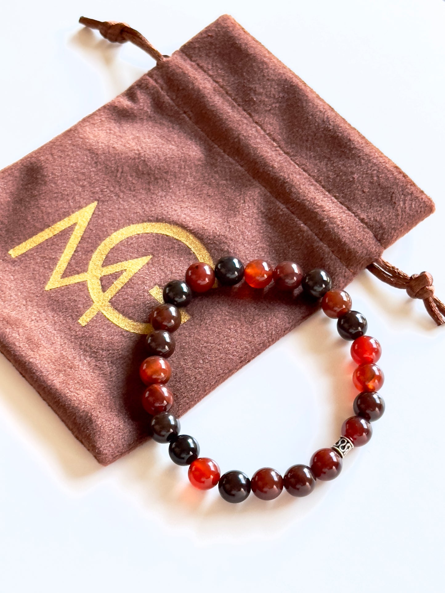 Liver Agate Men's Bracelet
