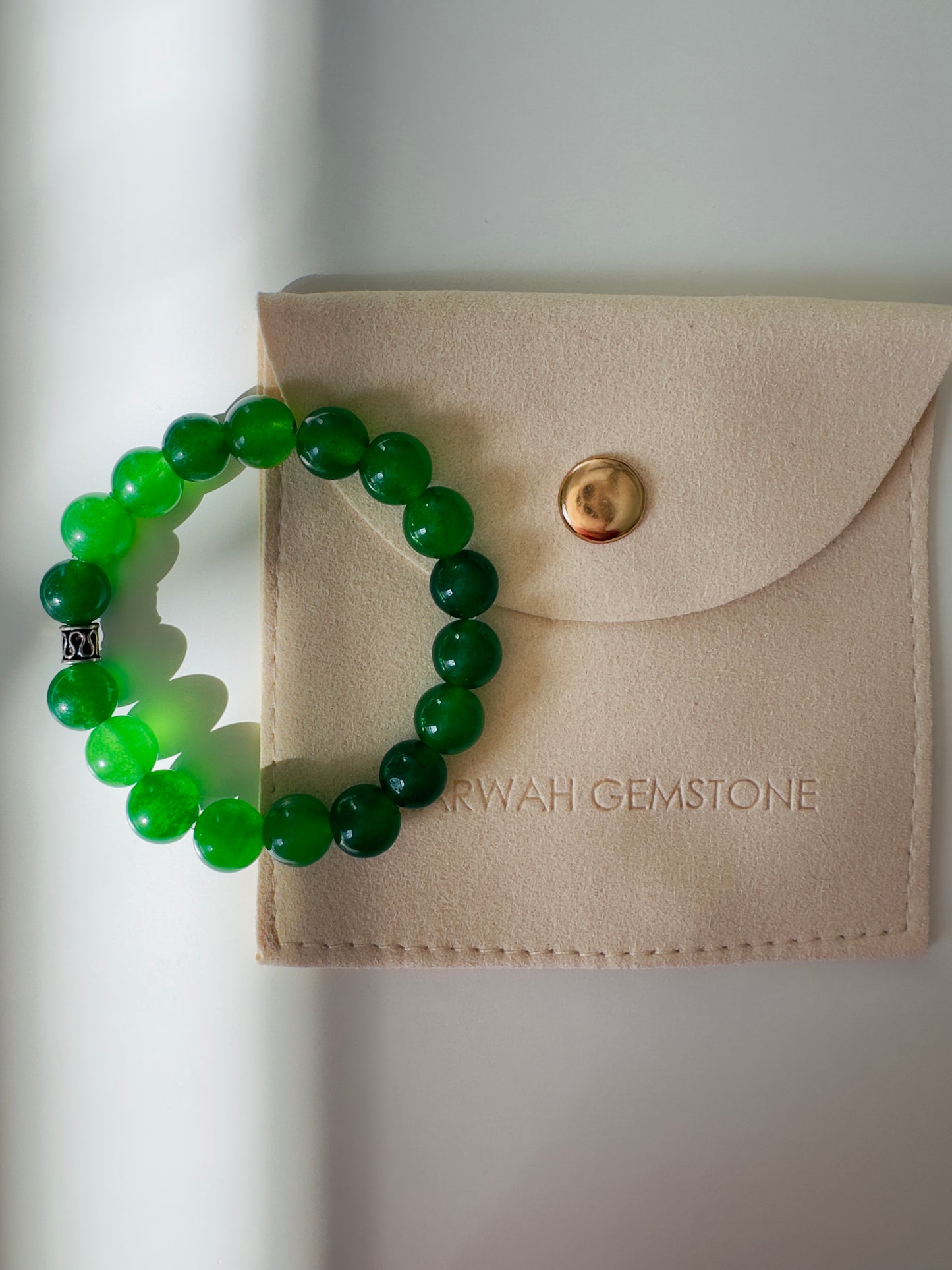 Green Jade Kids Boys Bracelet