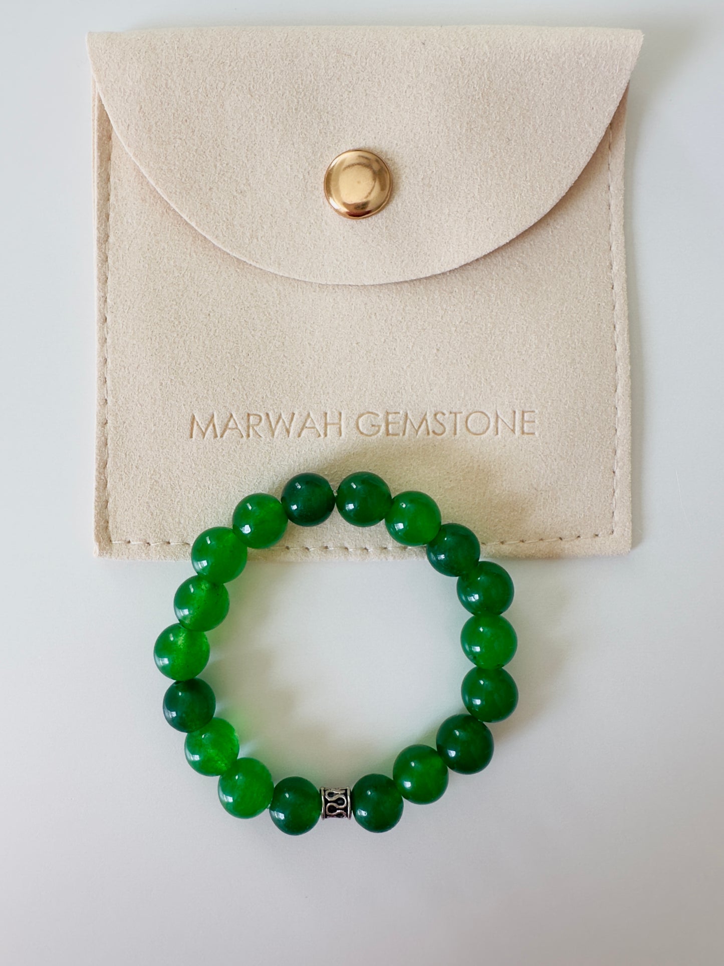 Green Jade Kids Boys Bracelet