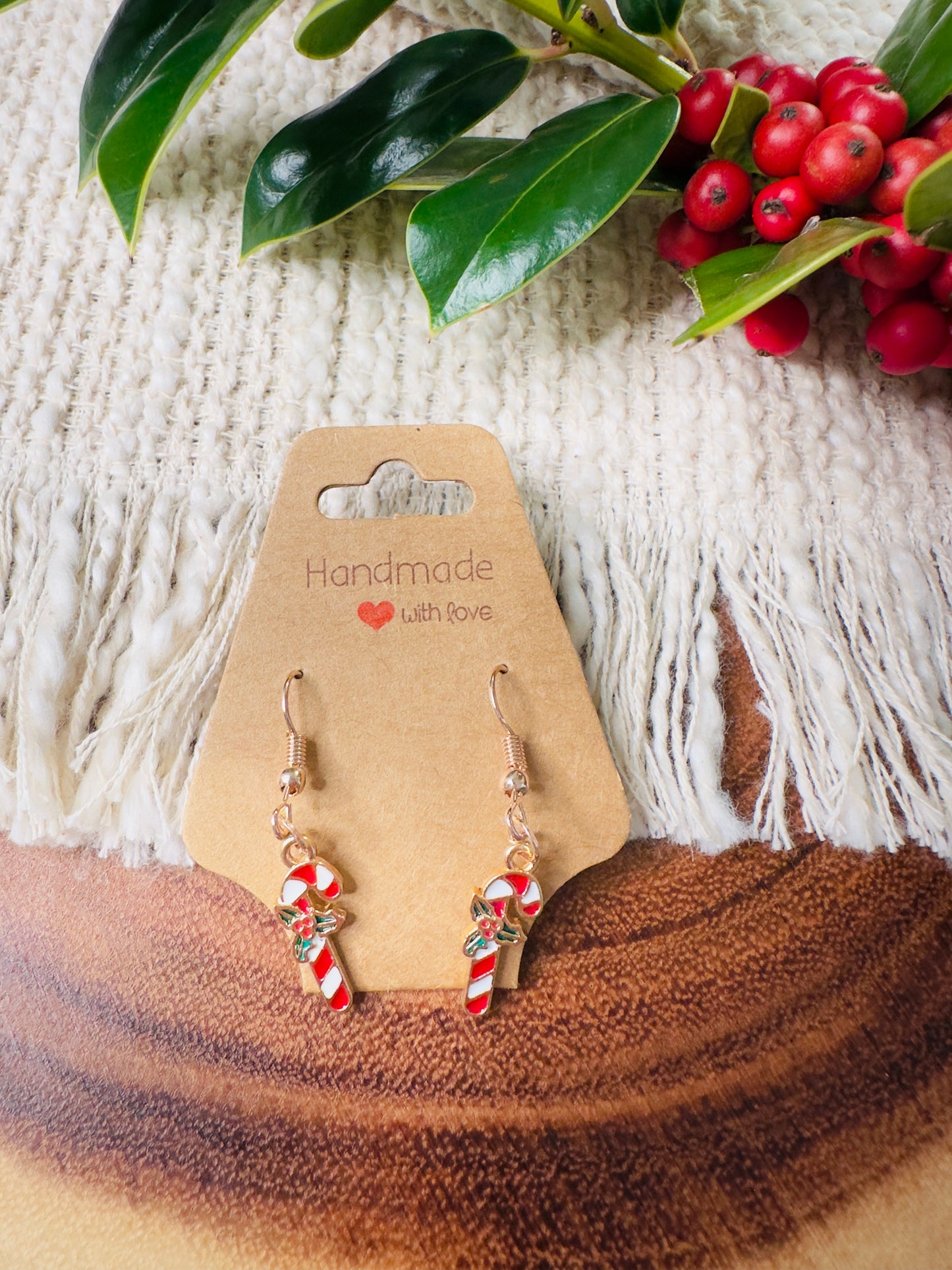 Candy Cane Earrings
