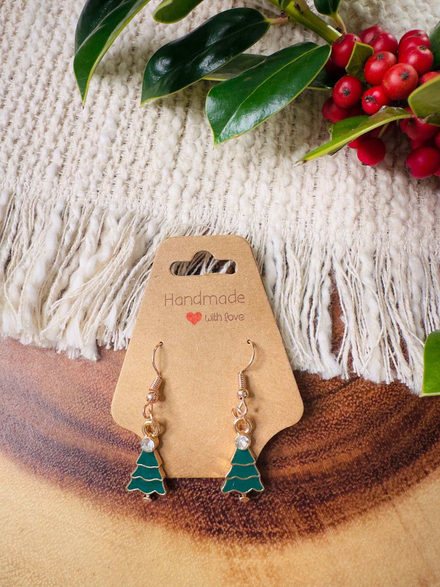 Christmas Tree Earrings “Sold Out”