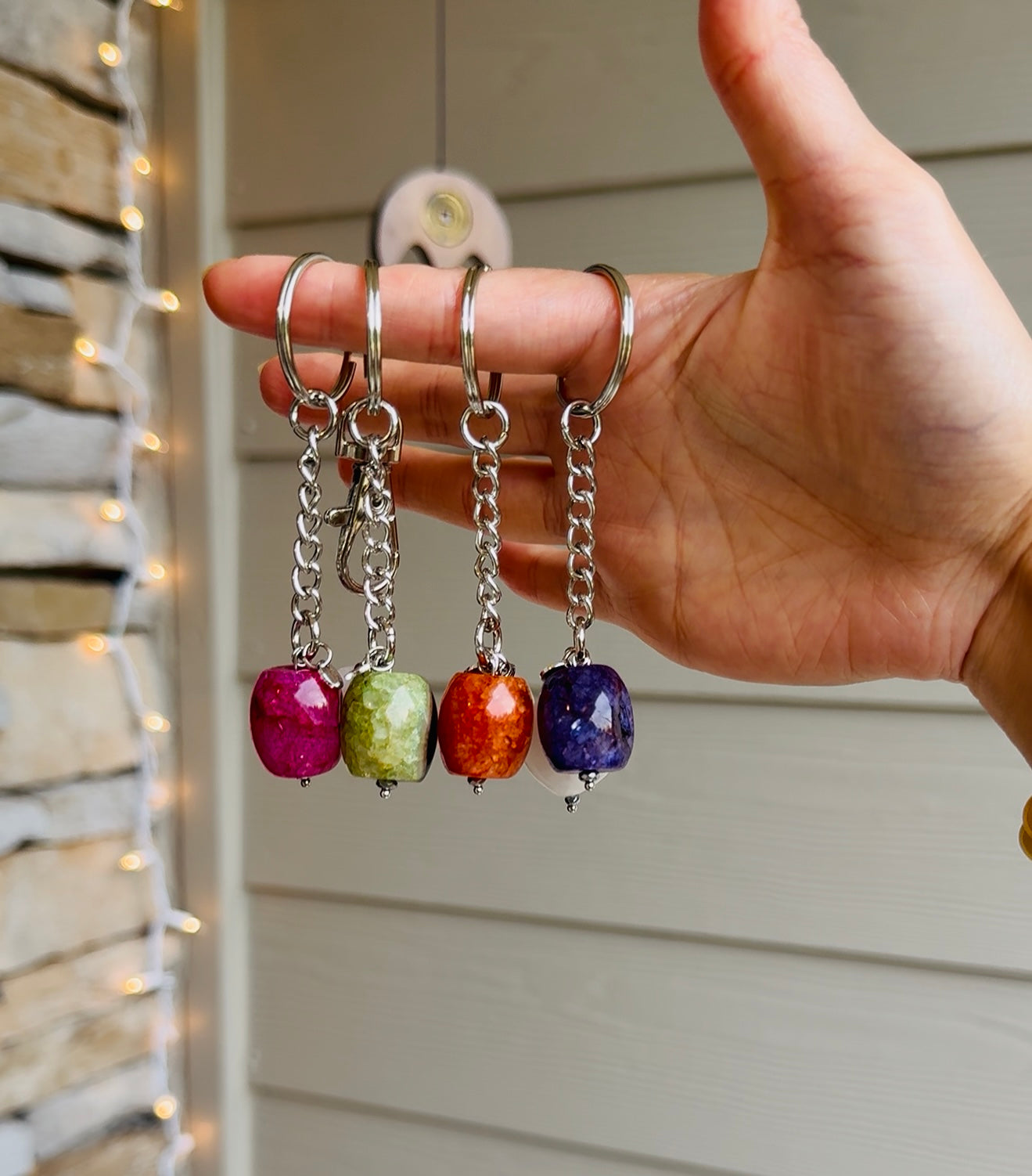 Gemstone Keychains