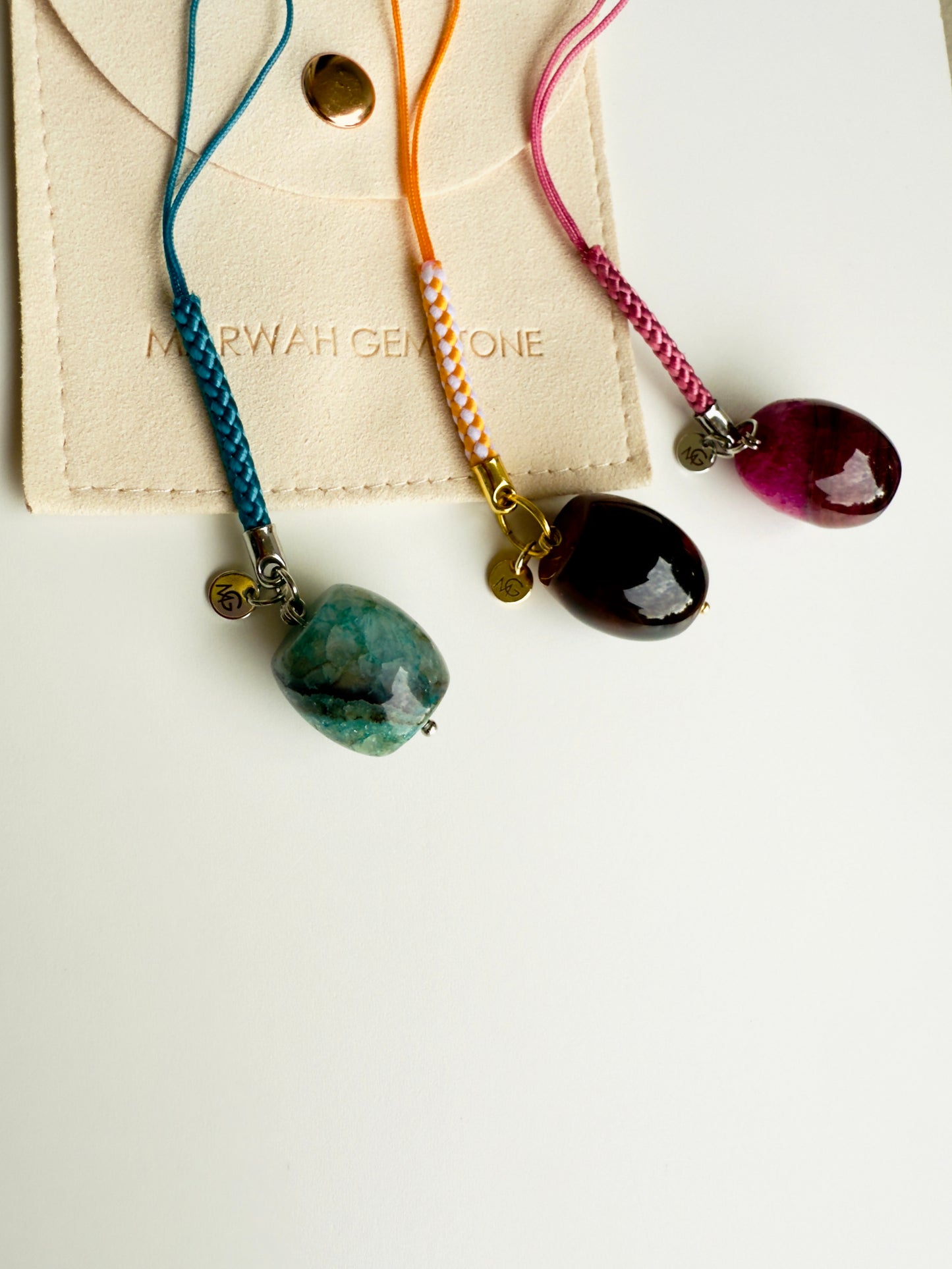 Gemstone Phone Charm