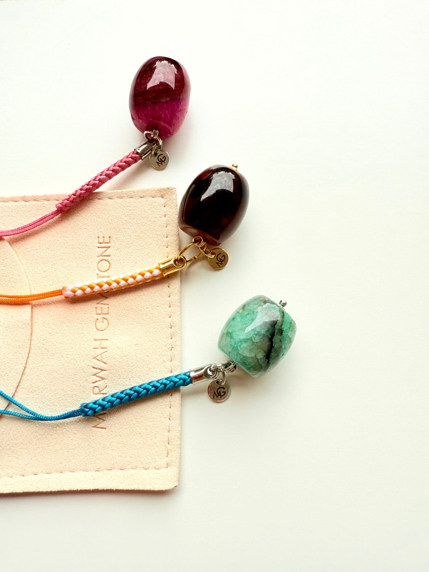 Gemstone Phone Charm