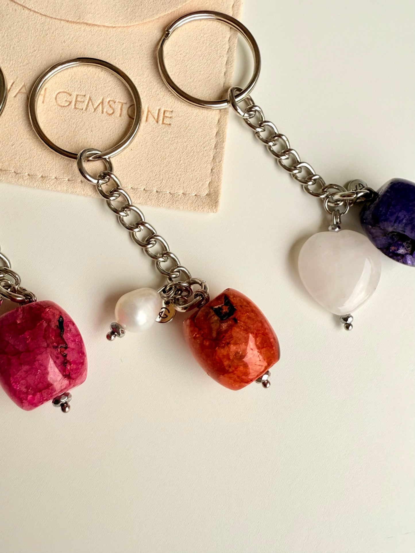 Gemstone Keychains