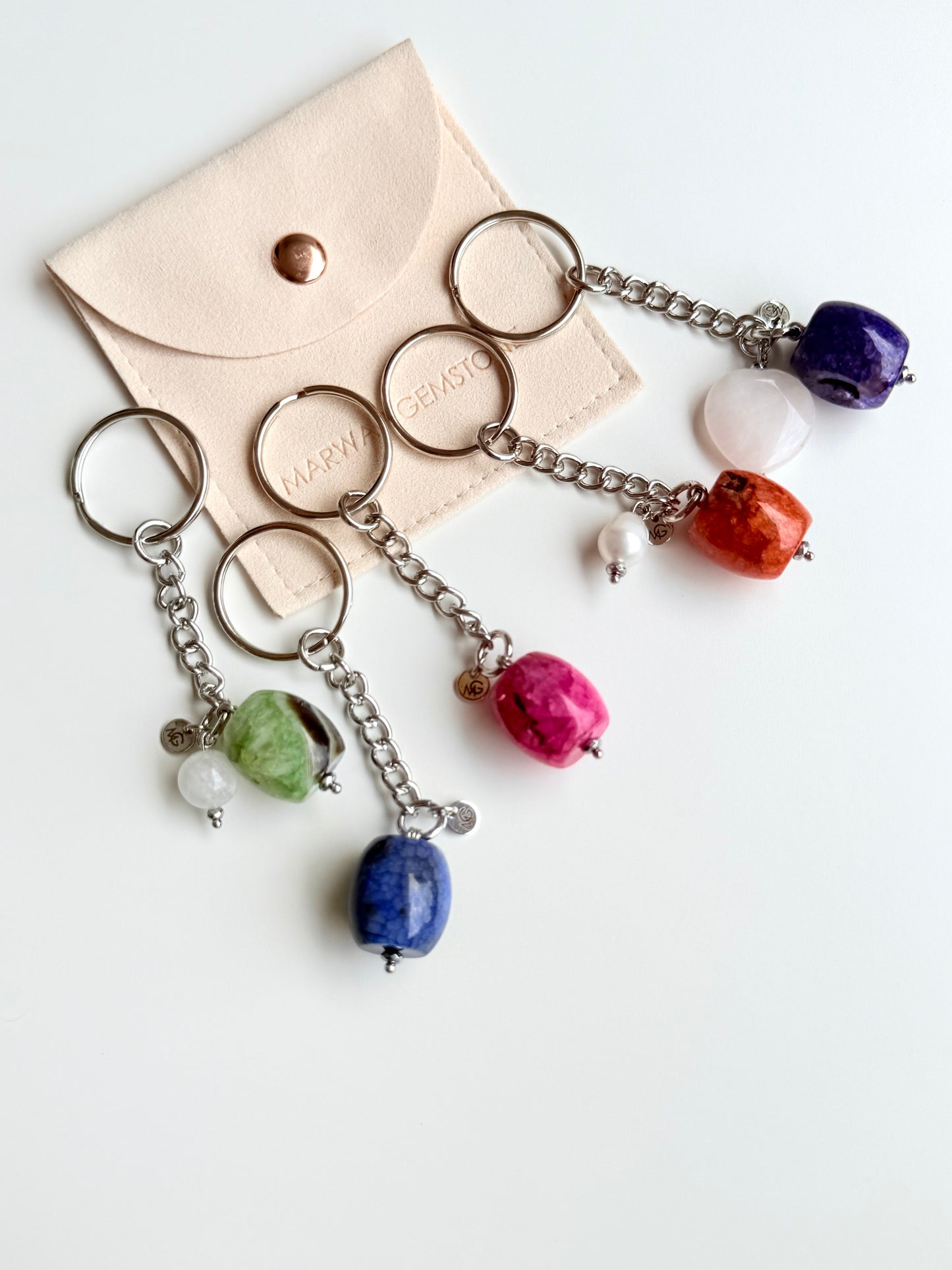 Gemstone Keychains