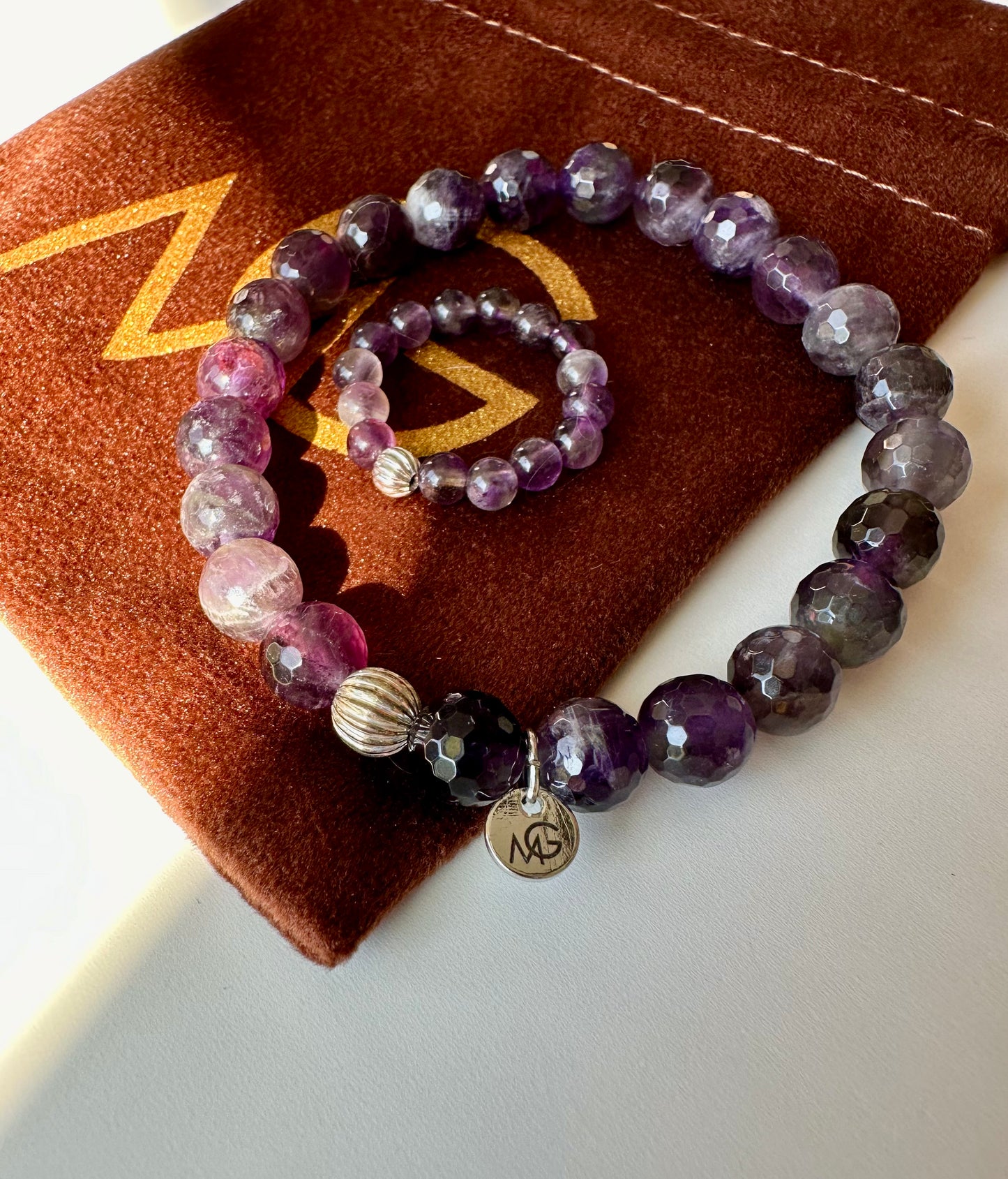 سوار + خاتم من حجر الجمشت