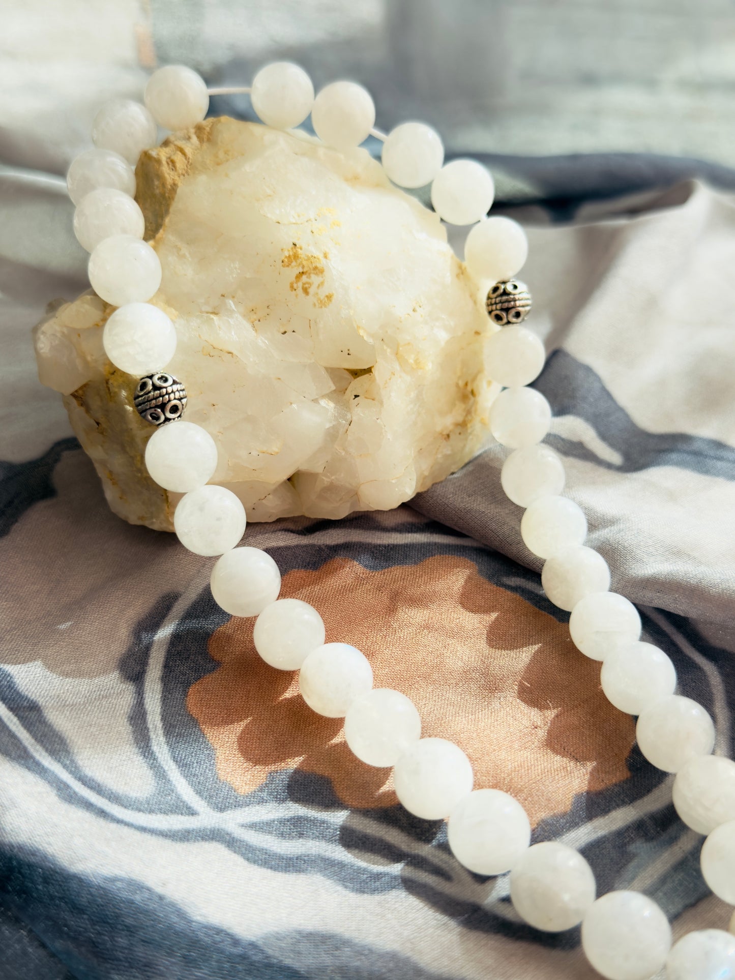 Moonstone - Unique Agate Misbaha