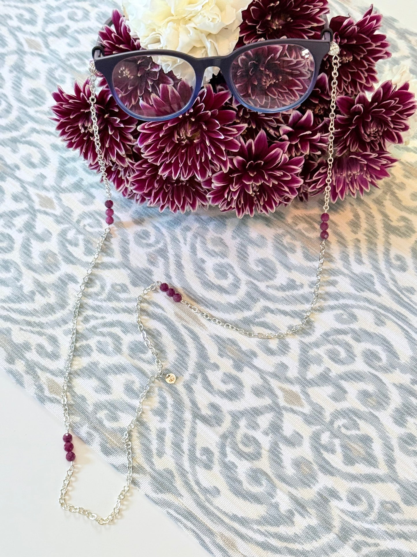 Ruby Eyeglasses Chain