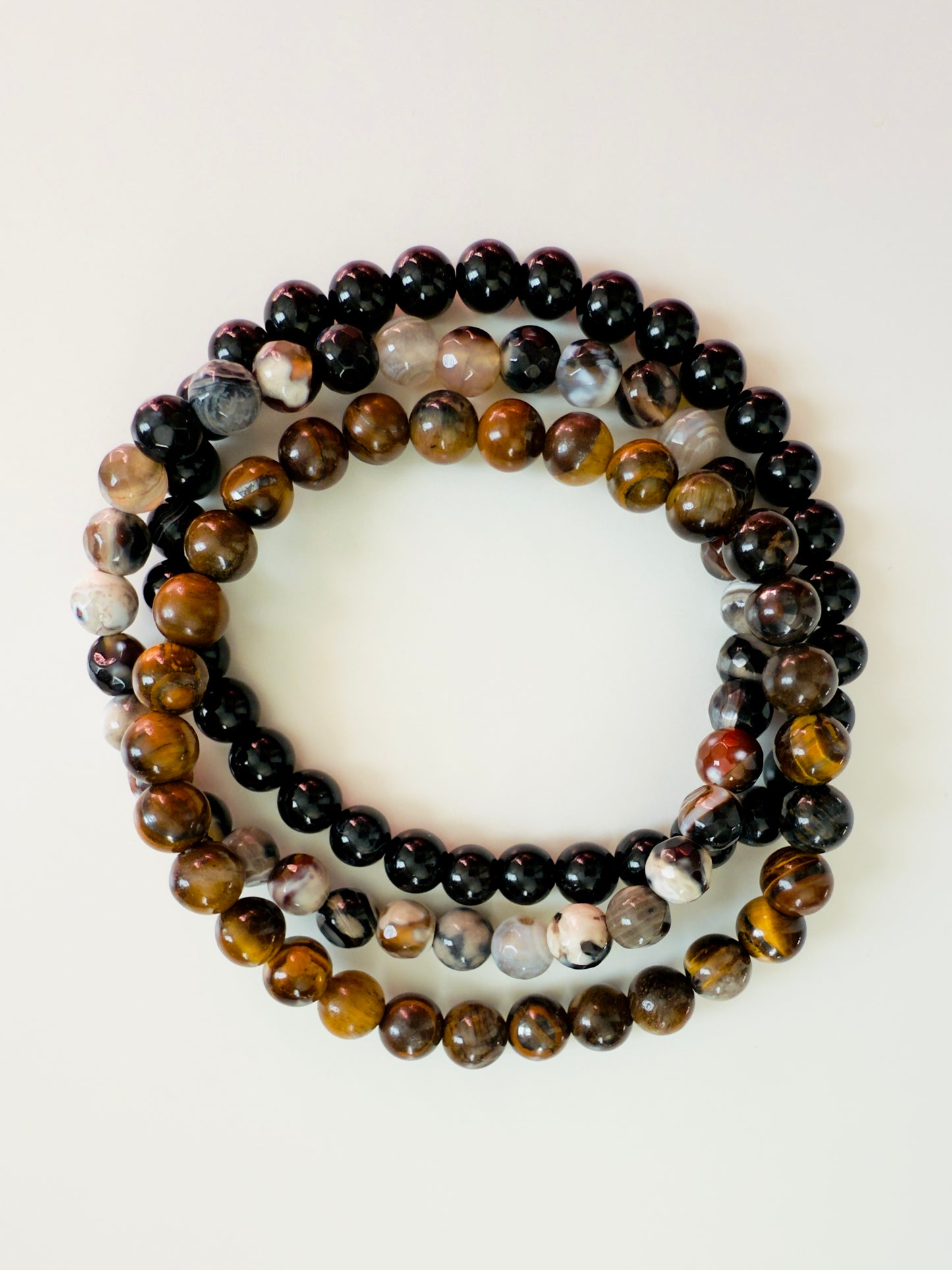 Men's Design Of Bracelets Set {2 Sets}