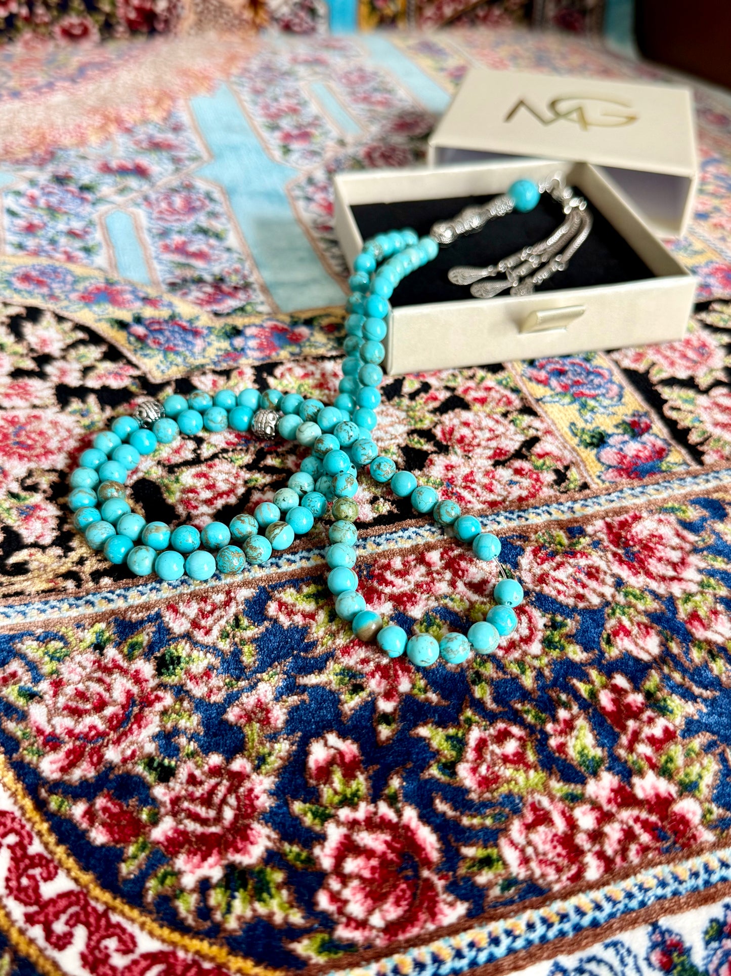 99-Bead Turquoise Misbaha