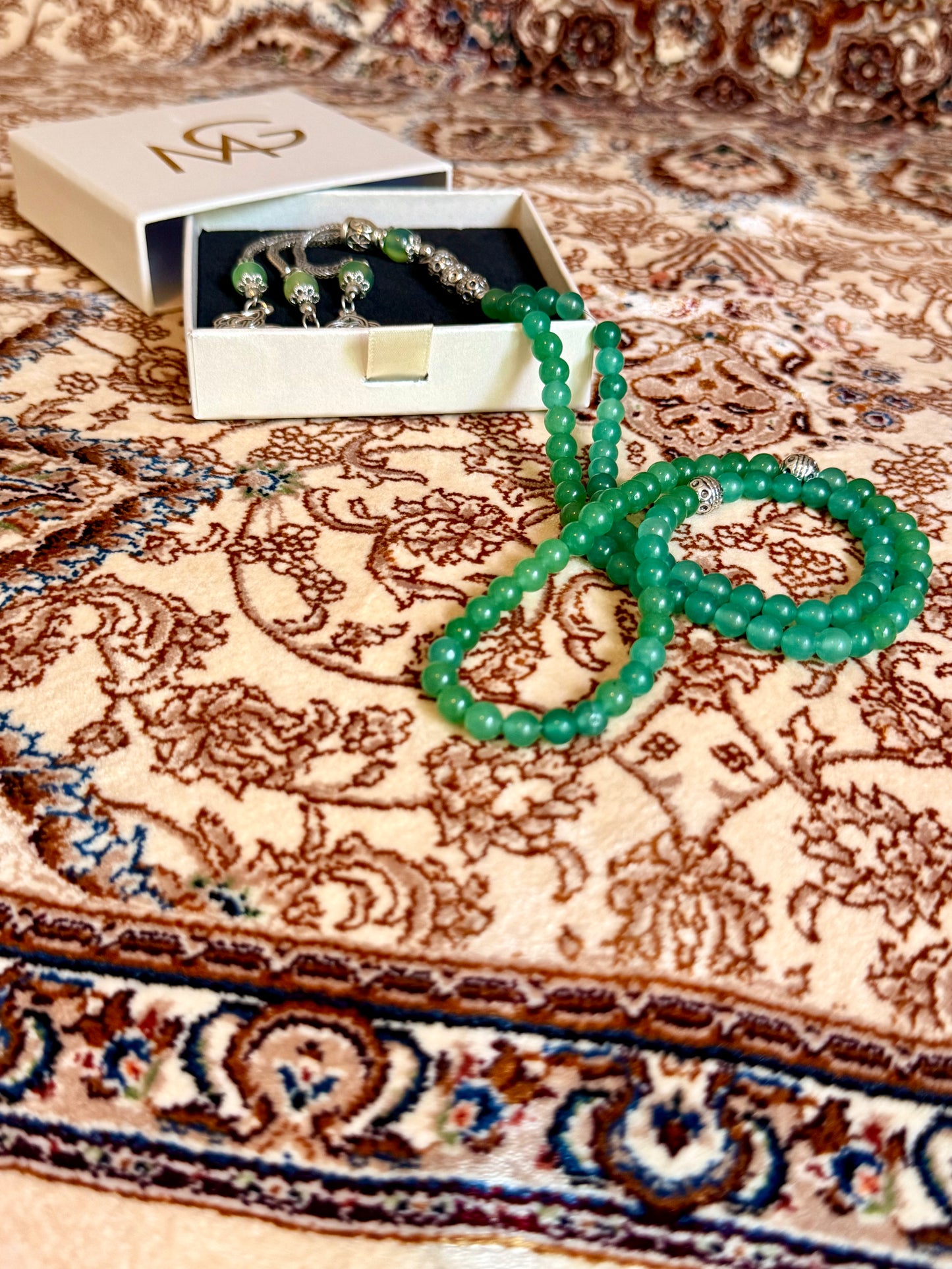 99-Bead Green Aventurine Misbaha