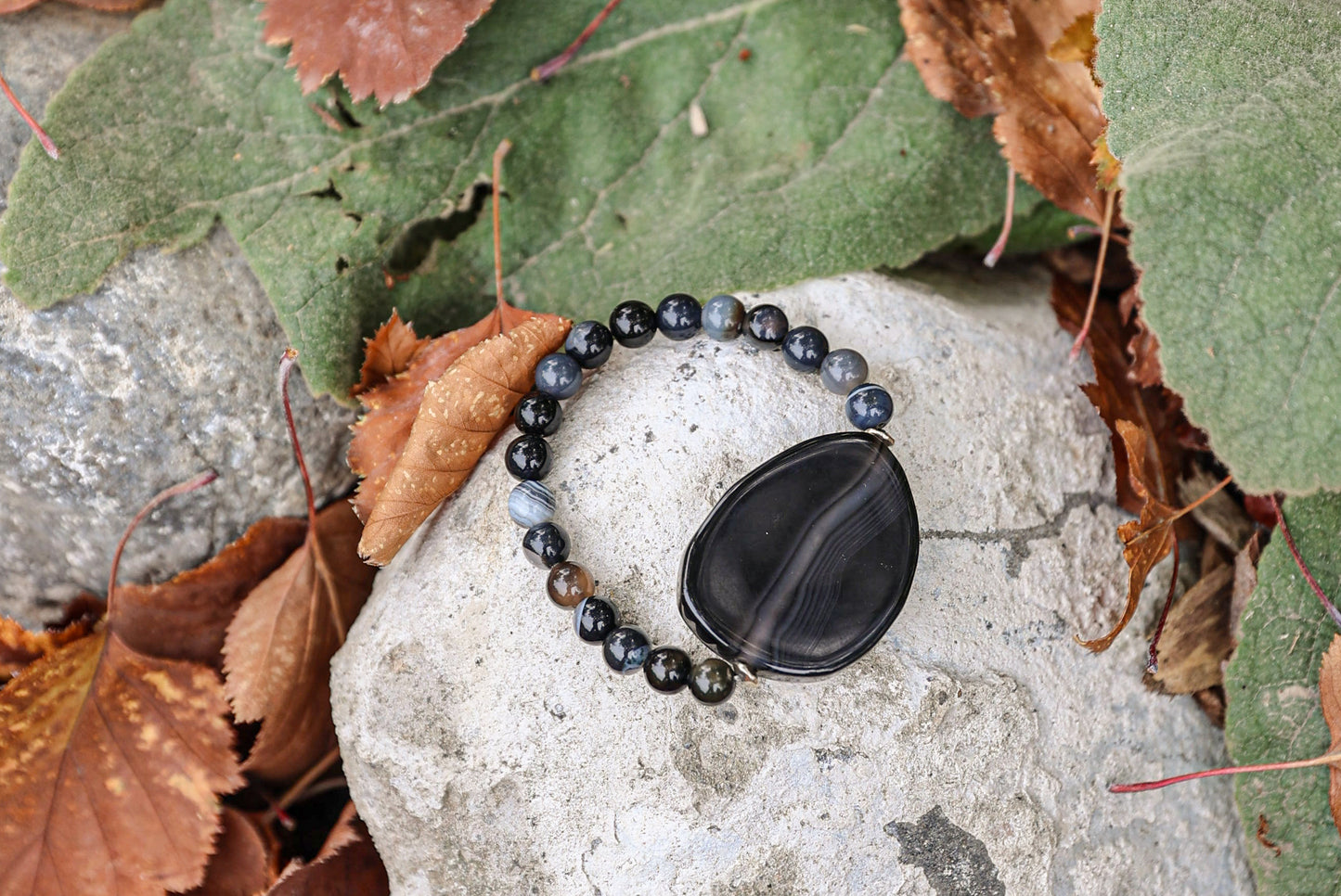 Black Agate Bracelet