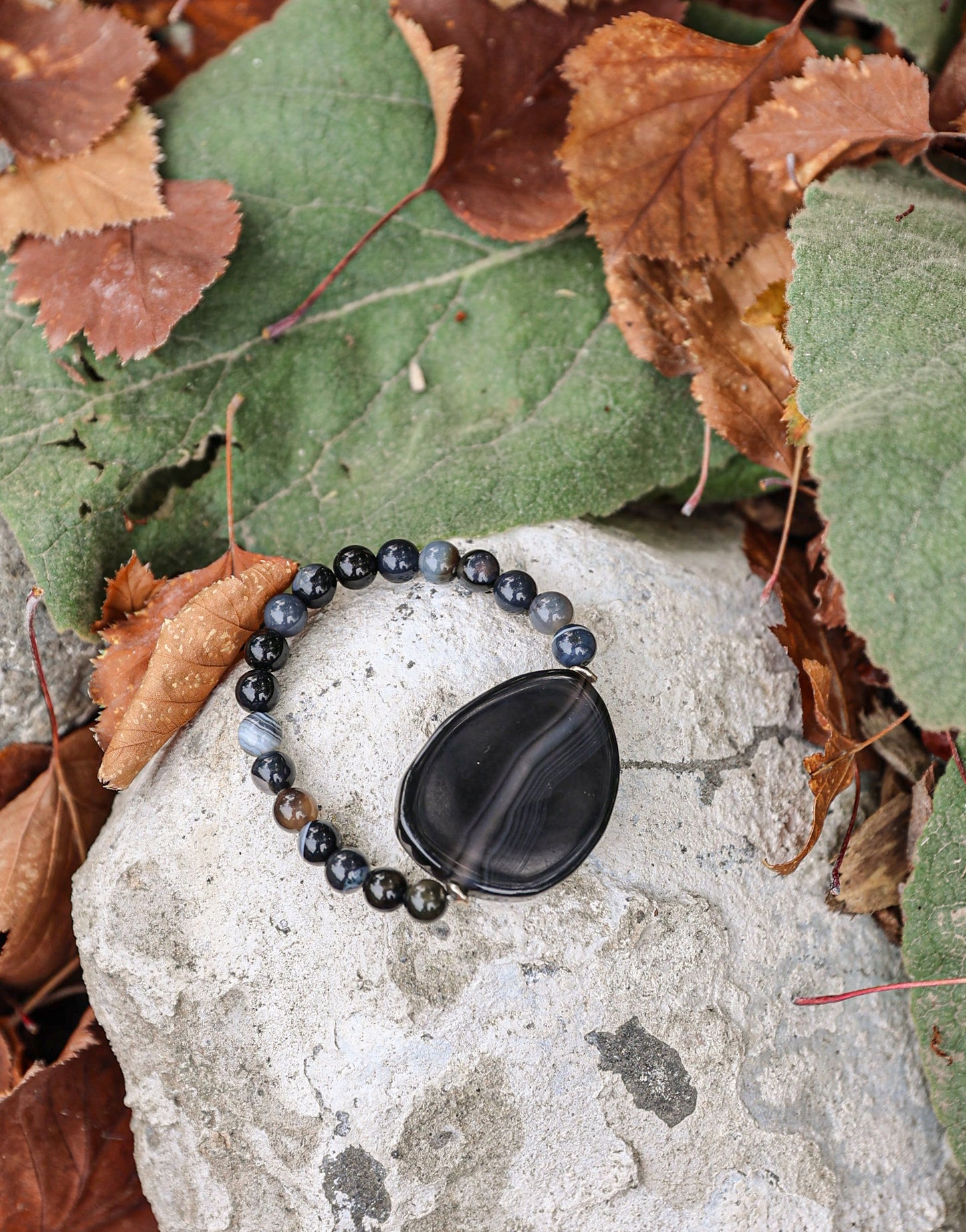 Black Agate Bracelet