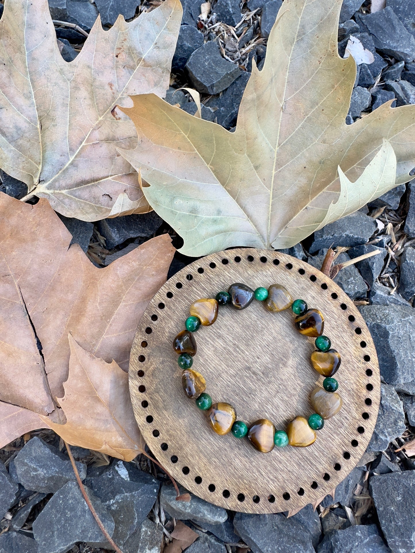Green Tiger-Tiger eye Bracelet