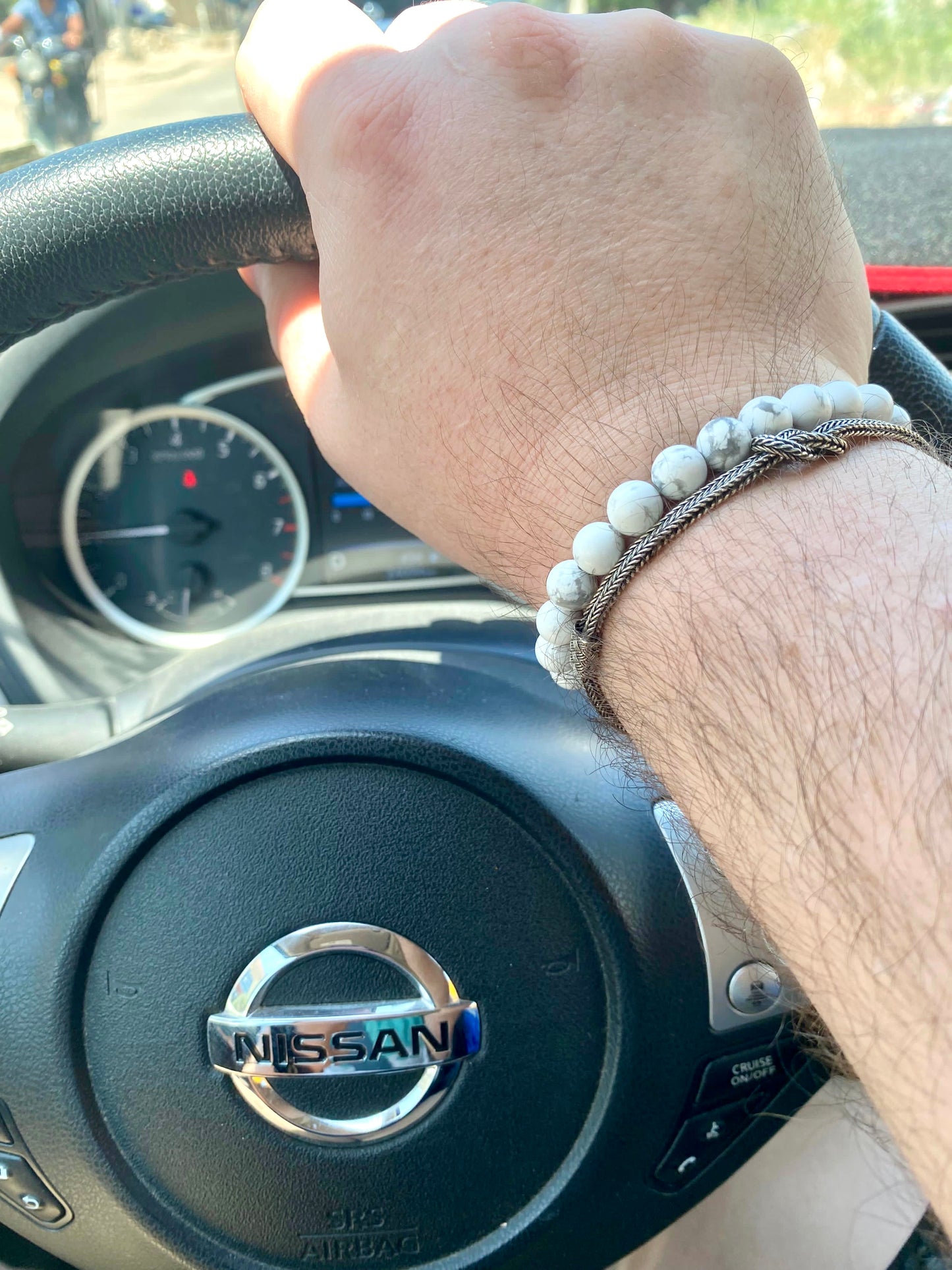 Howlite Men's Bracelet