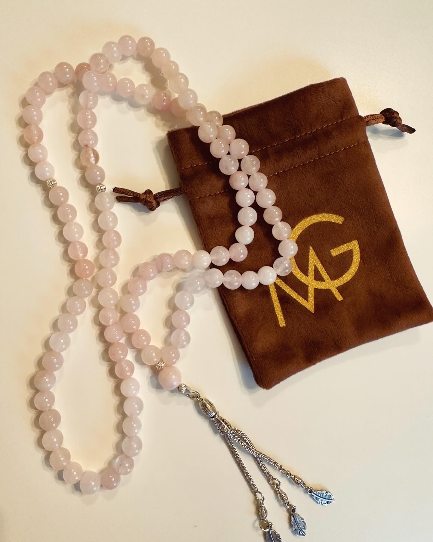 99-Bead Rose Quartz Misbaha
