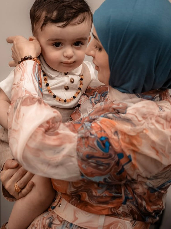 Natural Amber Kiddos Necklace