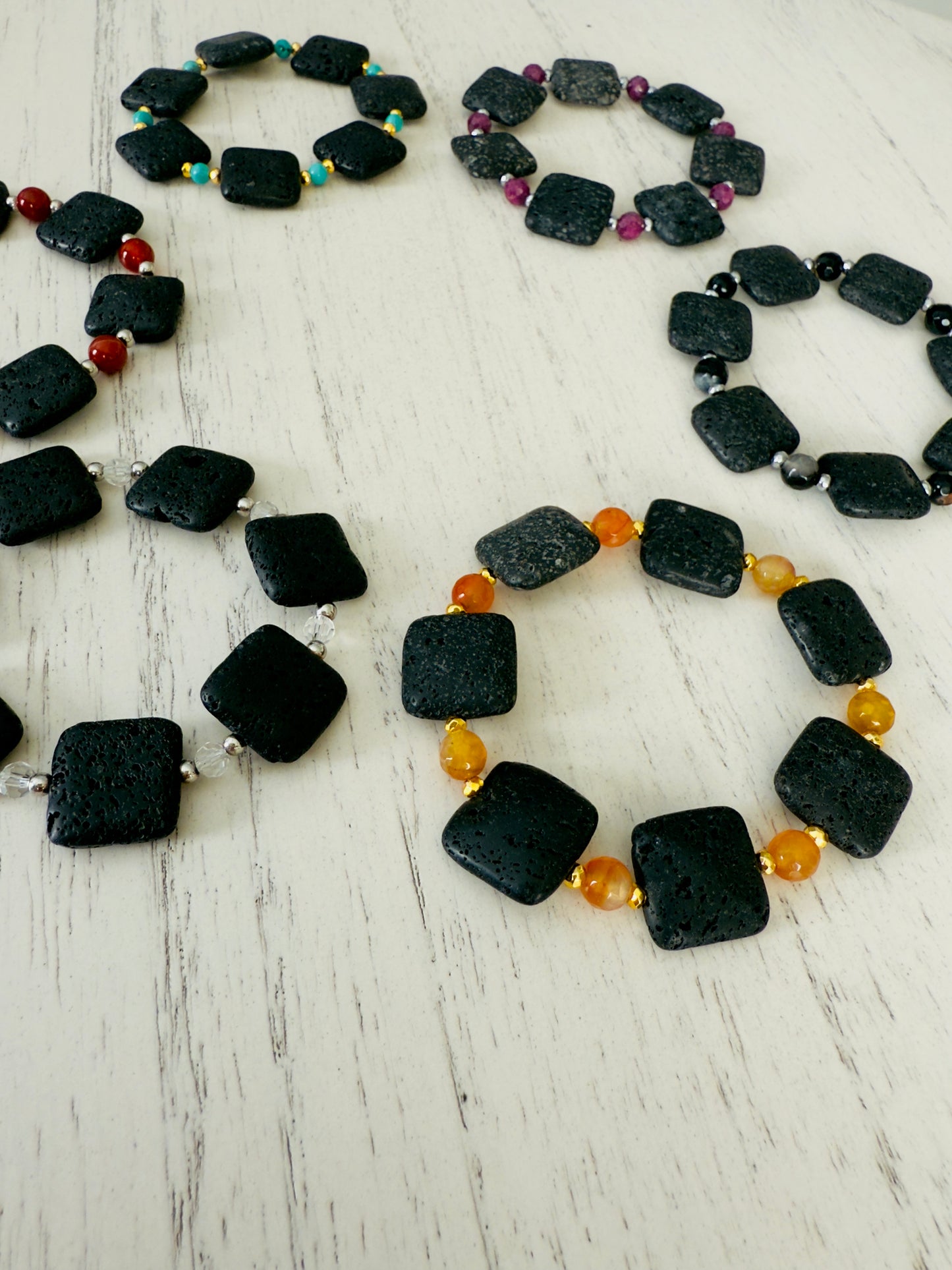 Lava Stone Bracelet Collection