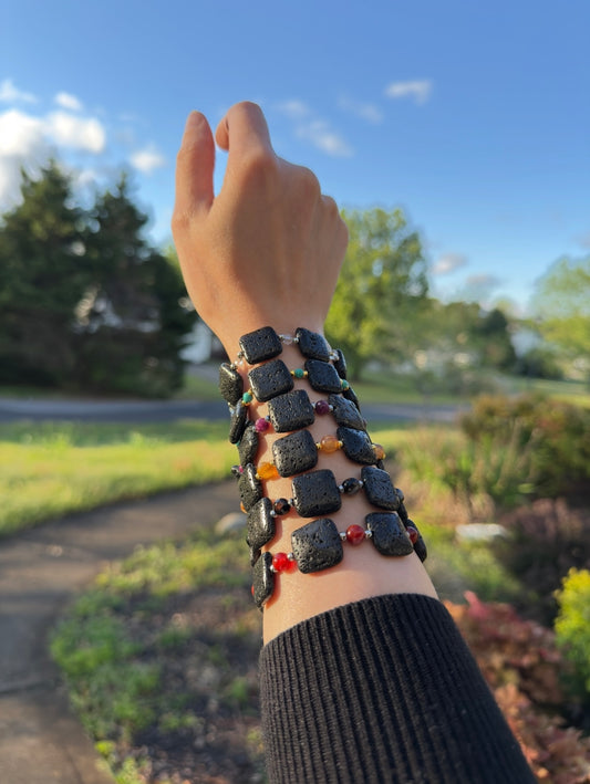 Lava Stone Bracelet Collection