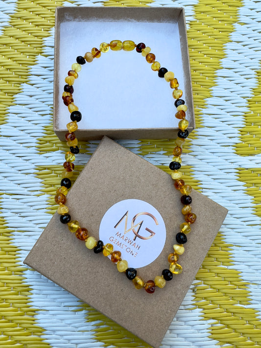 Natural Amber Kiddos Necklace