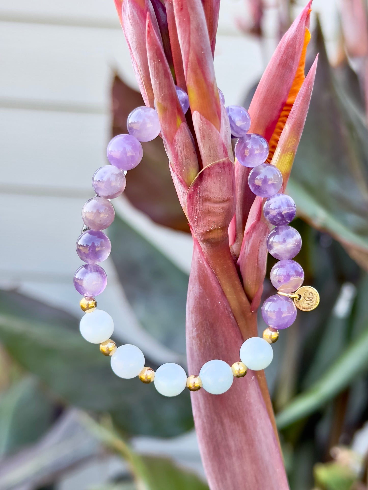 Amethyst-Aquamarine Bracelet