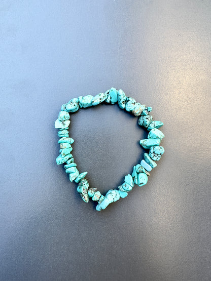 Chipped Turquoise Men's Bracelet