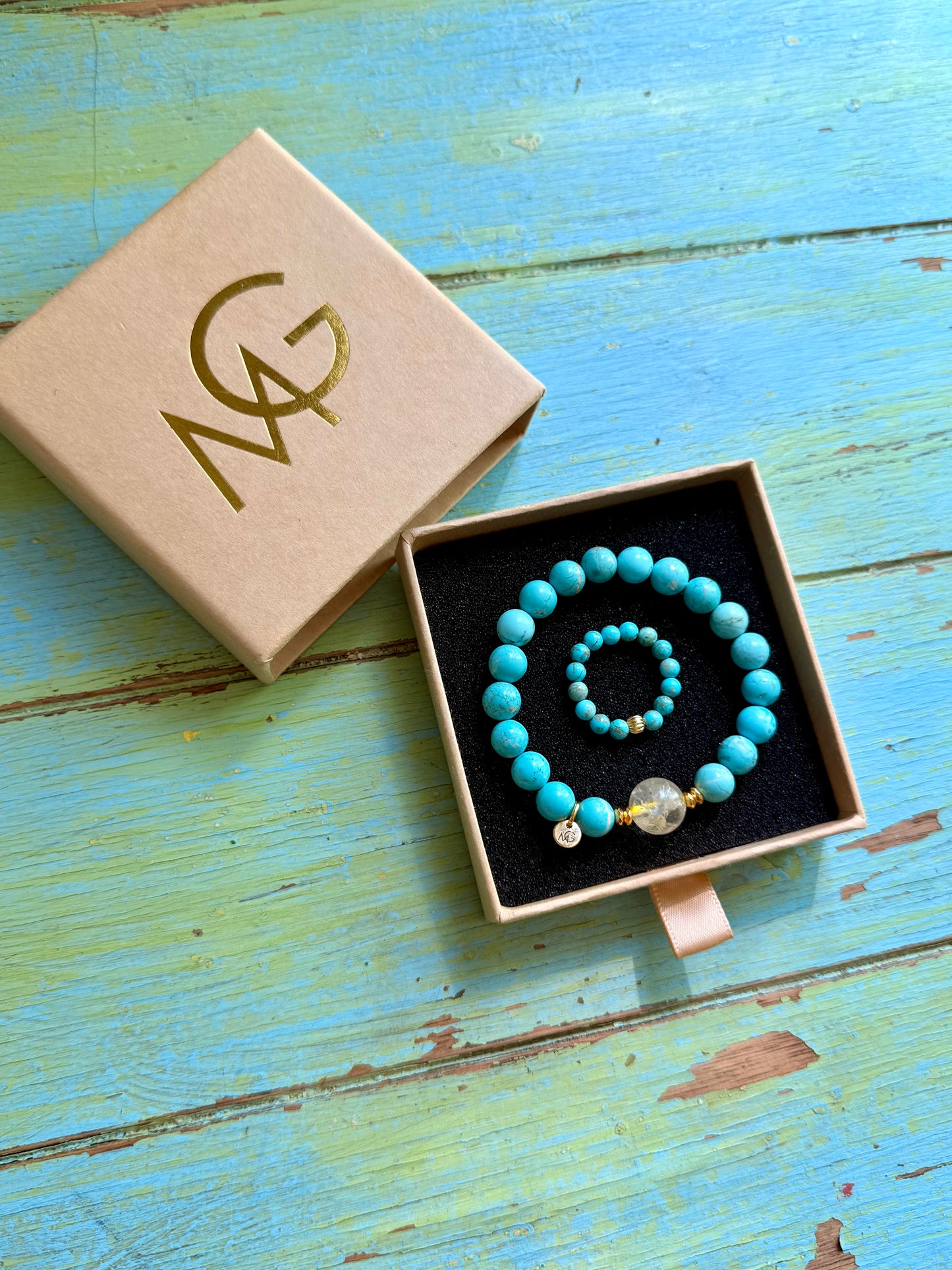 Citrine - Turquoise Bracelet