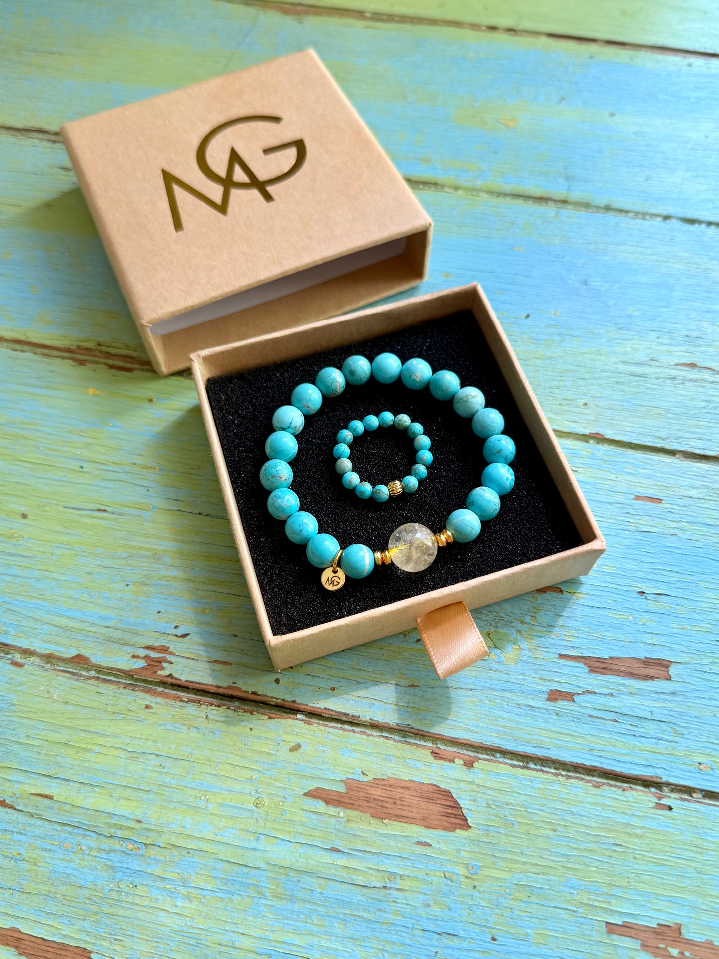 Citrine - Turquoise Bracelet