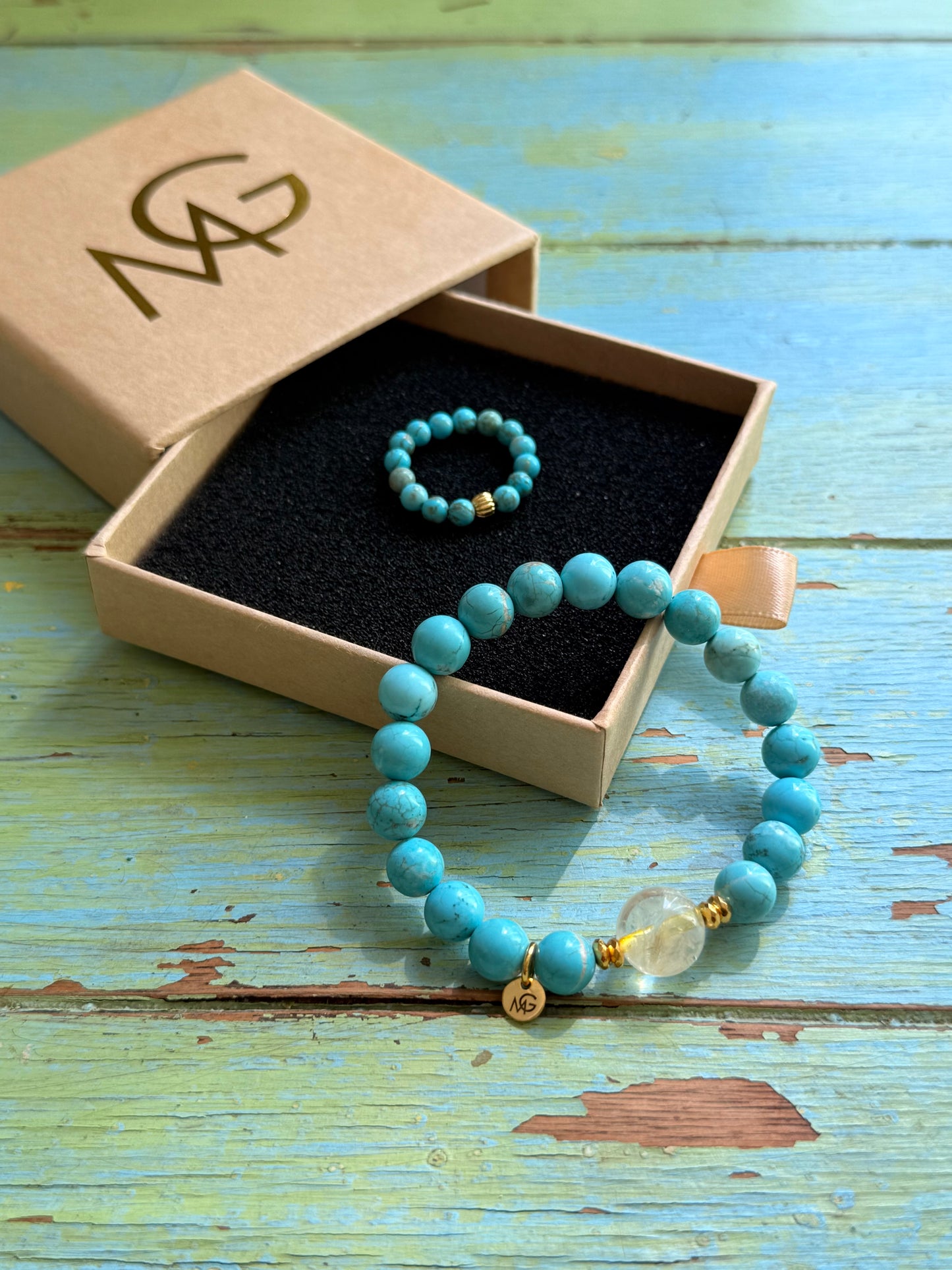 Citrine - Turquoise Bracelet