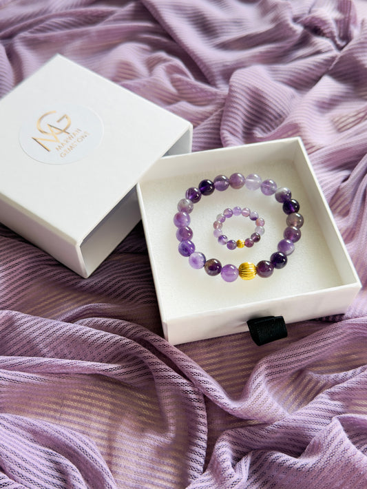 Amethyst Set Bracelet and Ring
