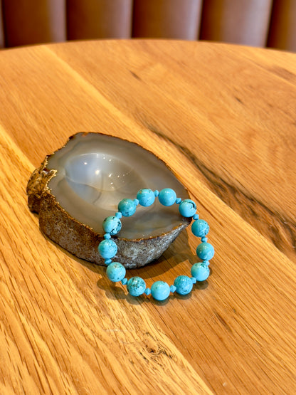 Turquoise Bracelet with Swarovski Spacers