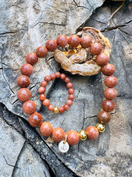 Sandstone Bracelet + Ring Set