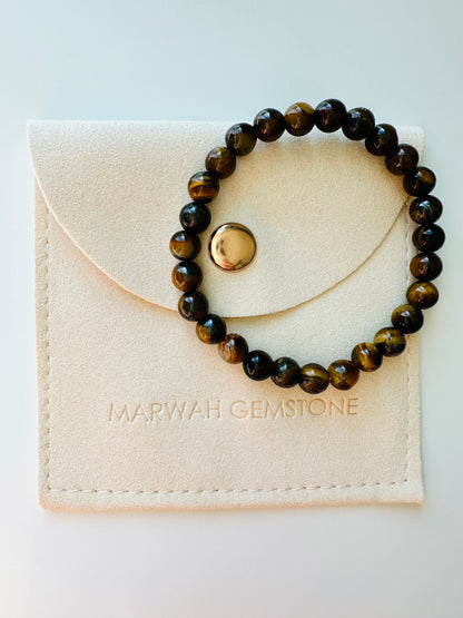 Tiger Eye Boys Kids Bracelet