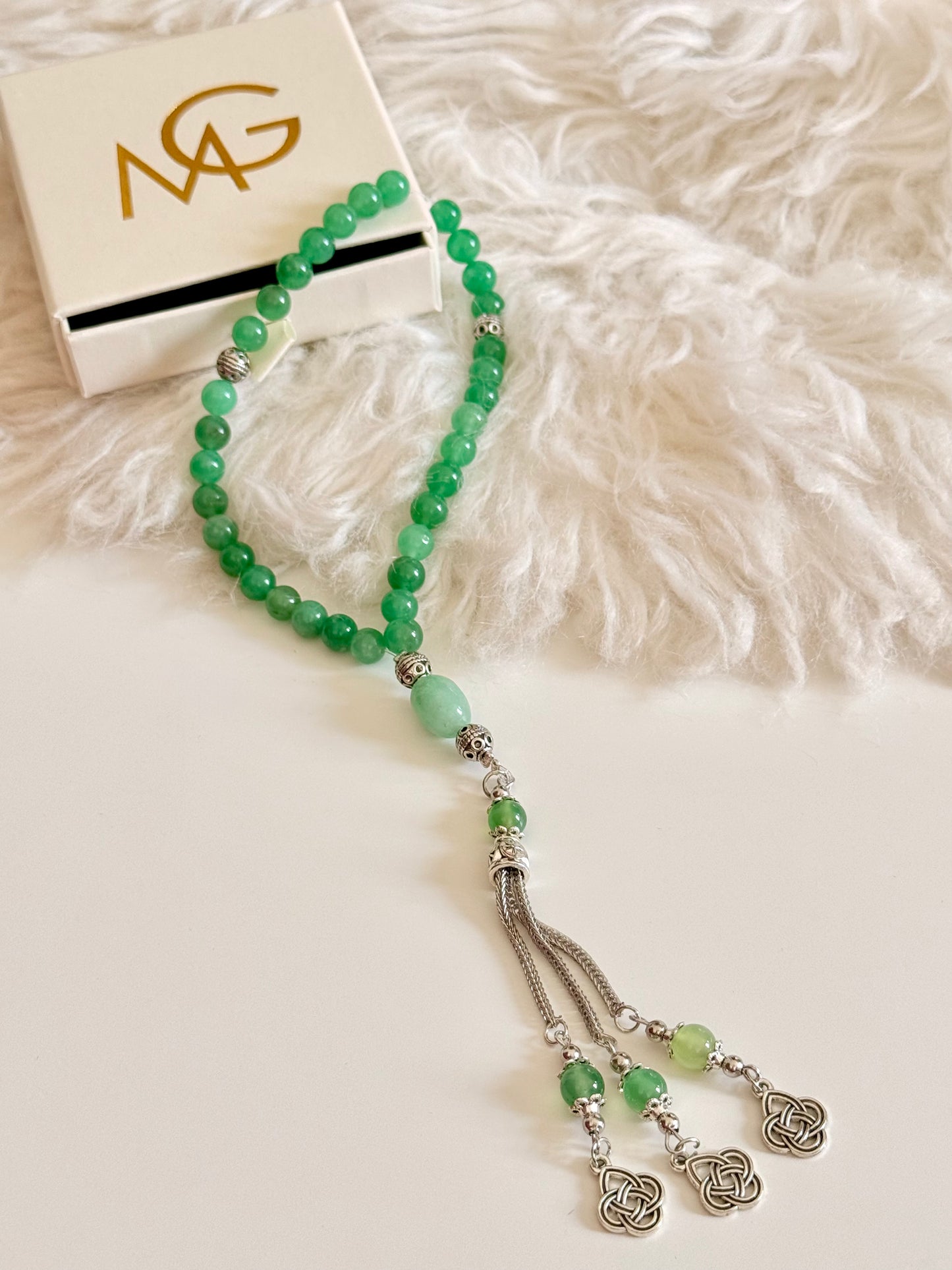 33-Bead Aventurine Misbaha