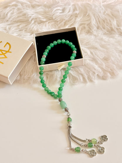 33-Bead Aventurine Misbaha