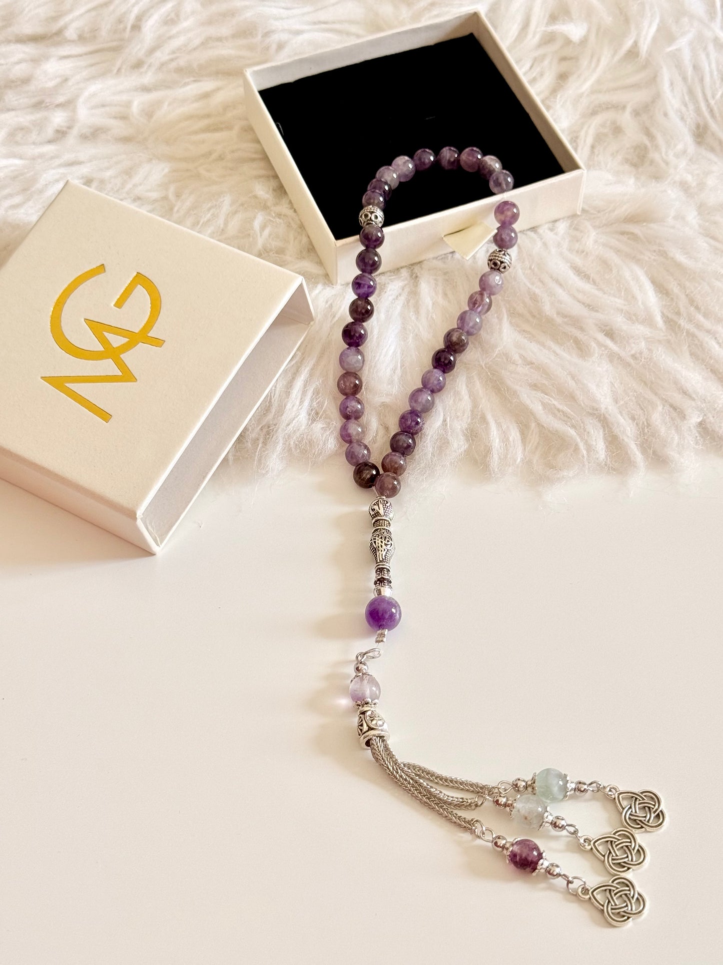 33-Bead Amethyst Misbaha