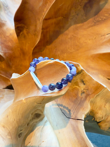 Amethyst - Pearl Bracelet