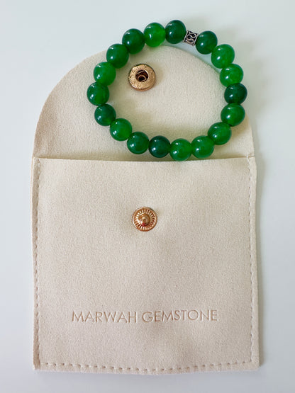 Green Jade Kids Boys Bracelet